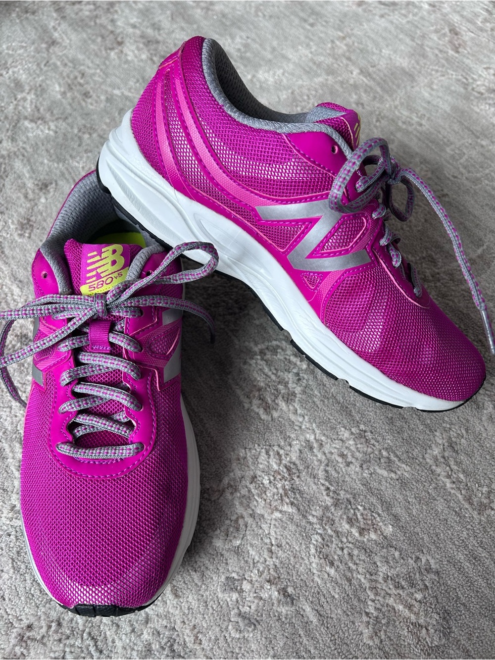 NWOB New Balance 580 V5 Womens Techride Athletic Running Shoe Fushia Gray  Sz 7 - Picture 3 of 8